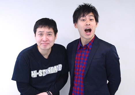 ヤングウッズ。左からやまぐち、山城。