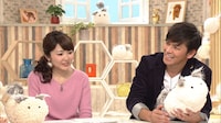 「ネコもワンコも大集合 年末はこれでモフモフ！スペシャル」MCのますだおかだ岡田。(c)NHK