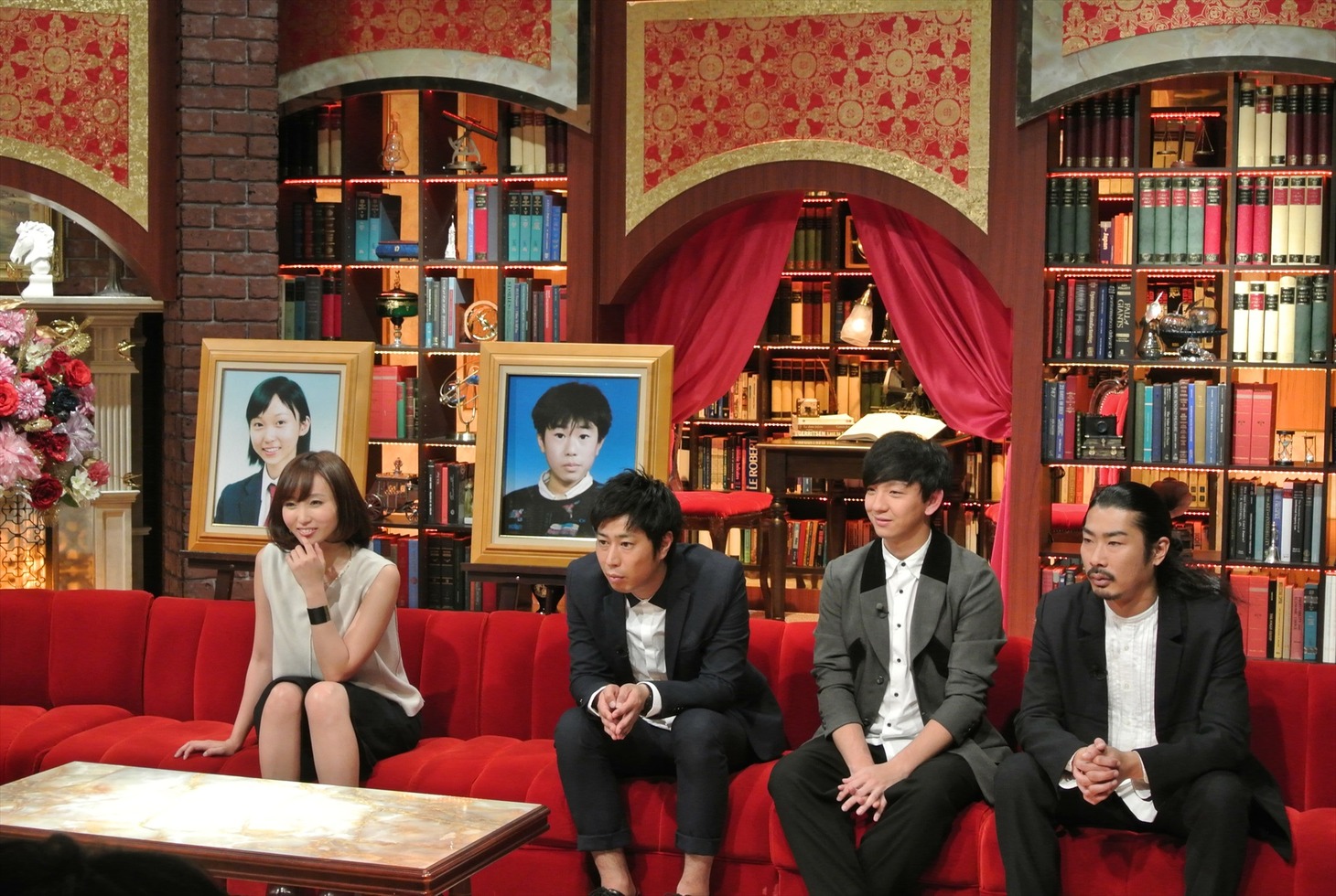 パンサーと吉木りさ。(c)テレビ朝日