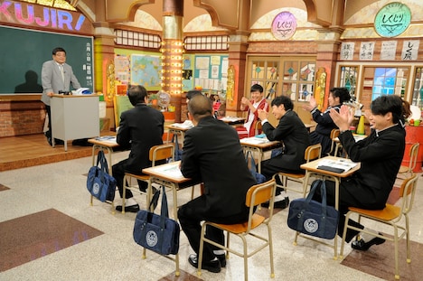 森永卓郎の授業のワンシーン。(c)テレビ朝日