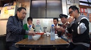 「クリスマスに爆笑をプレゼント!帰ってきた、笑神様2時間SP」チーム鉄道BIG4 (c)日本テレビ