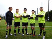 「クリスマスに爆笑をプレゼント！帰ってきた、笑神様2時間SP」チームラグビー (c)日本テレビ