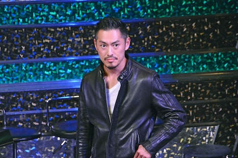 MCを務めた般若。