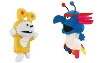 左からパップくん、ペロポン博士。