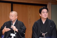 左から笑福亭鶴瓶、立川談春。