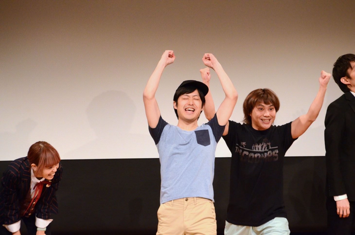 優勝発表の瞬間。