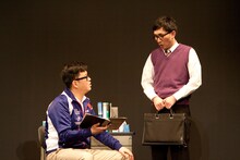 シソンヌライブ「une」リメイク公演のゲネプロの様子。