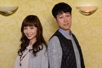 ドラマ「マネーの天使」主演の片瀬那奈、小籔千豊（左から）。(c)読売テレビ