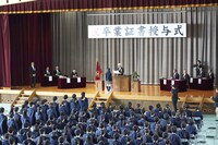 タウンワーク新CM「卒業編」のメイキングカット。