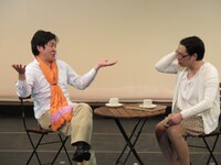 コント「本物」のワンシーン。