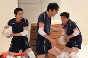 コント「バレーボール部マル秘練習」のワンシーン。(c)BSフジ