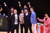 審査員を務めた芸人たち。