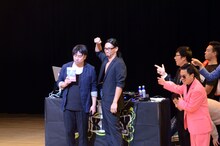 羽田圭介とEXILEのHIRO（レイザーラモン）。