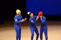 コントを披露した藤崎マーケット田崎、アインシュタイン河井、天竺鼠・瀬下のトリオ。