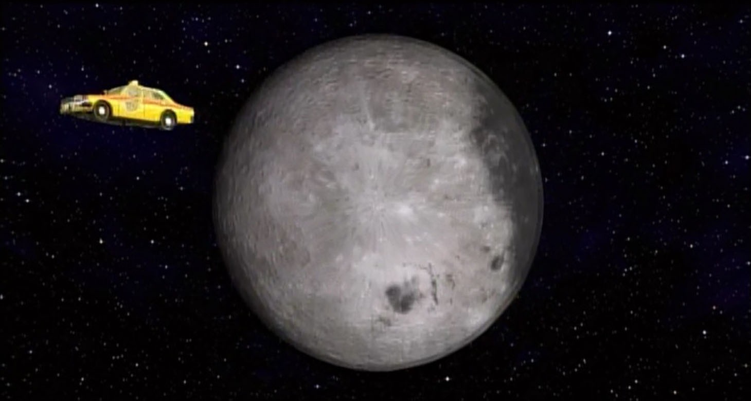 「プラネット観光タクシー」のワンシーン。(c)NHK