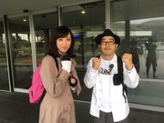 ニュージーランドを旅する紫吹淳とドランクドラゴン鈴木（左から）。(c)関西テレビ