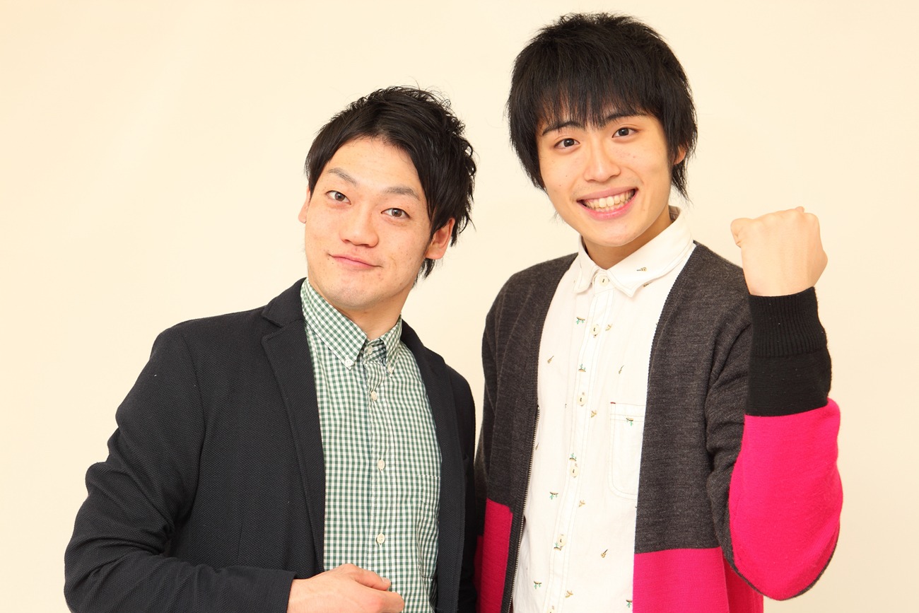 ひので。左がおばたかずき、右が池田直人。