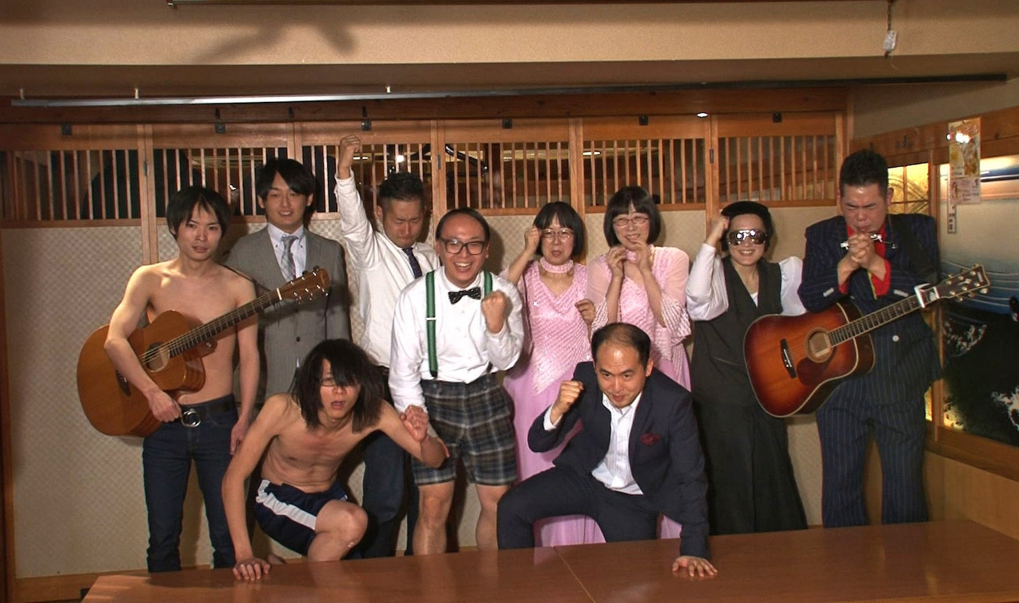 「お年玉争奪・音-1グランプリ2016」の出場者。 (c)関西テレビ