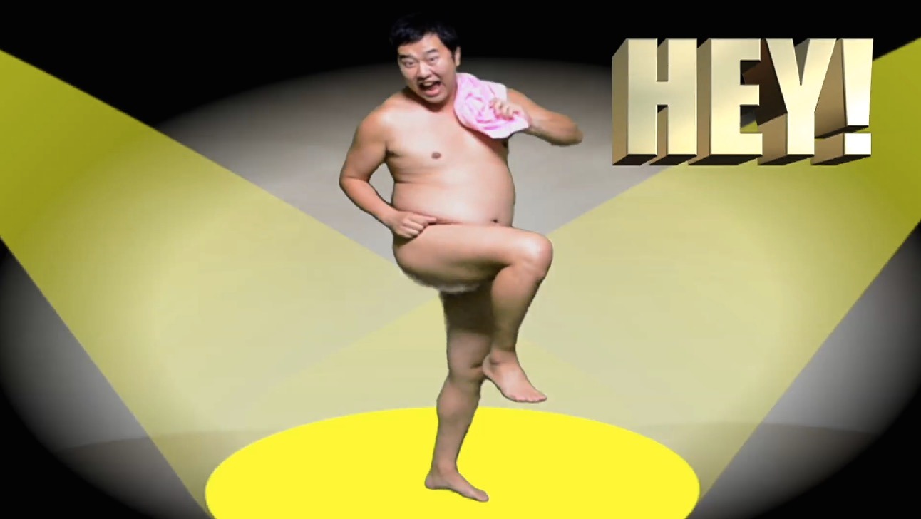 動画「とにかく明るい安村のとにかく明るいかんぷまさつ」のワンシーン。