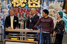 左からみのもんた、ダウンタウン、久本雅美。(c)読売テレビ