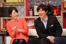 左から小熊美香、内村光良。(c)日本テレビ