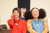 左から、岡本玲、ニッチェ江上。