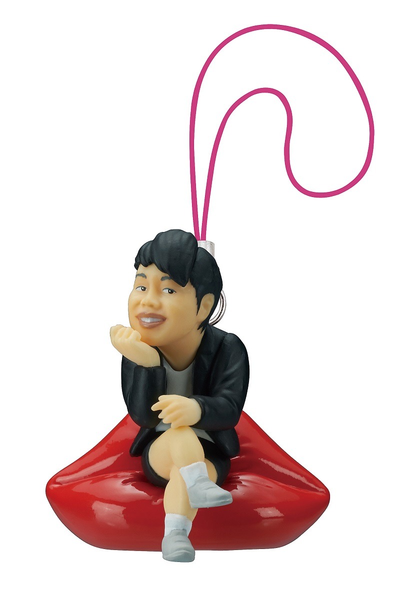 「NON STYLE 井上裕介 ポジティヴ男子コレクション」のフィギュアストラップ