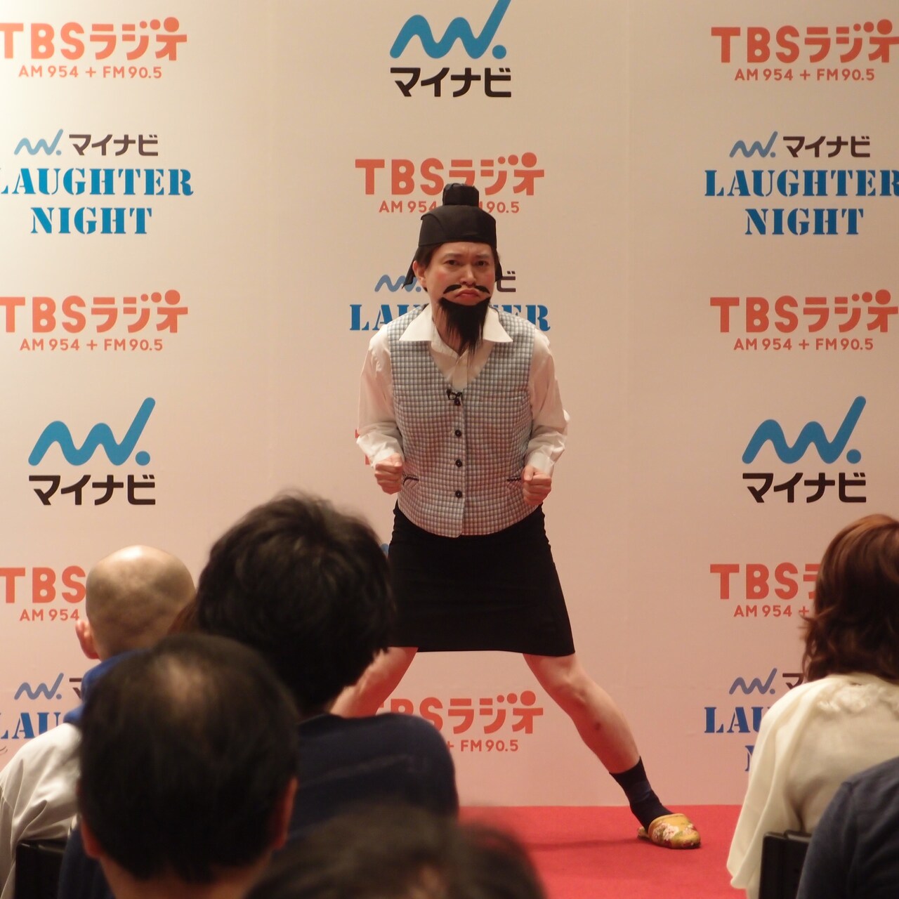 「マイナビ Laughter Night」の第11回オンエア争奪ライブに出演する脳みそ夫。写真は以前のオンエア争奪ライブで撮影されたもの。