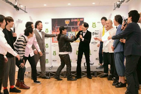 決勝グループ分けの様子。