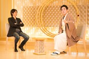左から稲葉浩志(B'z)、立川談春。