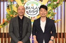 左から高橋克実、雨上がり決死隊・宮迫。(c)TBS