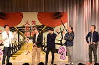 ノブ、笑い飯とトークするさらば青春の光。