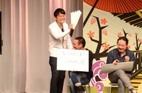 「笑い飯・千鳥の大喜利ライブ」の様子。