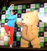 テッドに怒られ「シェー！」と永野。