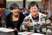 「MBS SONG TOWN」に出演するエハラマサヒロとK（右から）。(c)MBS