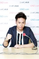 イベントMCを務める山下健二郎。