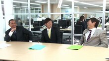 「R-1ぐらんぷり2016開催決定SP 緊急会議！オモシロひとり芸・開発部」左から千鳥・大悟、陣内智則、博多華丸。(c)関西テレビ