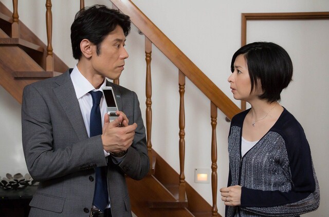 「ドラマスペシャル 黒の斜面」のワンシーン。(c)テレビ朝日