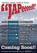 「TRENDY ANGEL WORLD TOUR “JAPeeeeeN!!”」仮チラシ