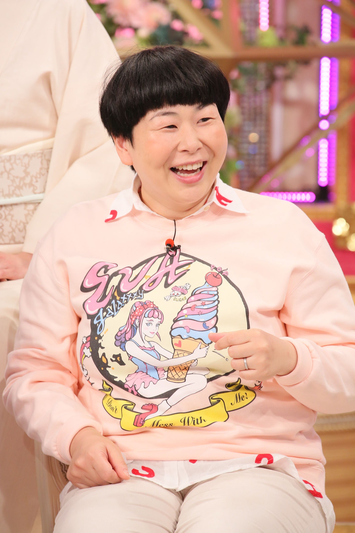 「ナイナイアンサー」にレギュラー出演する森三中・大島。(c)日本テレビ
