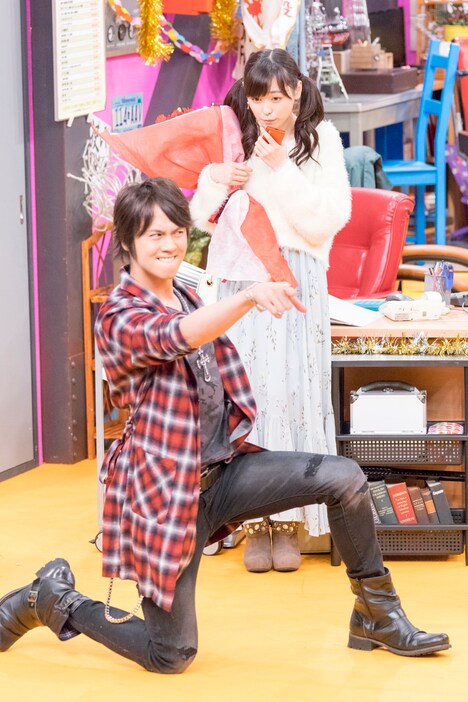 「ヤバイ☆無限大少女」のワンシーン。(c)「ウレロ☆無限大少女」製作委員会