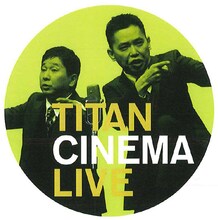2月12日「爆笑問題withタイタンシネマライブ」来場者に配布されるステッカー。