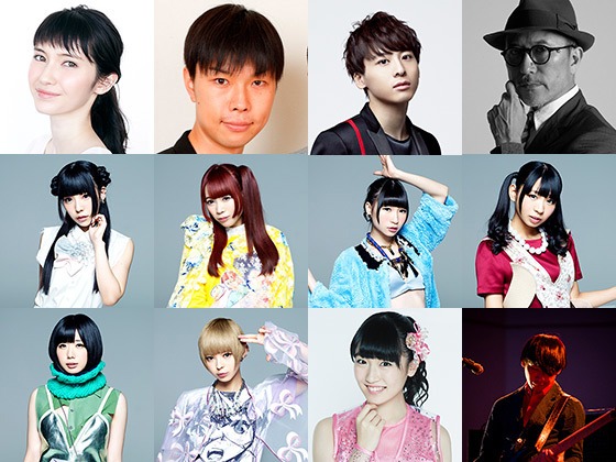 「おそ松さん」特集ページ内に登場する著名人たち。