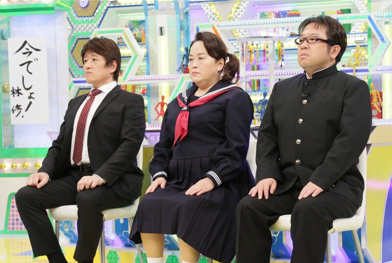 「林修の今でしょ！講座」に出演する（左から）林修、渡辺えり、キャイ～ン天野。(c)テレビ朝日