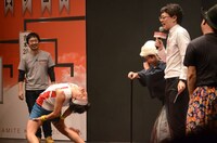 最下位決定戦の様子。