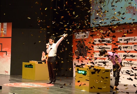 優勝が決まった瞬間。