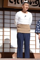 バカボンのパパを演じるくりぃむしちゅー上田。