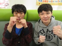 左からスピードワゴン小沢、POISON GIRL BAND吉田。