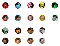 初回プレス分に封入されるオリジナル缶バッチ。