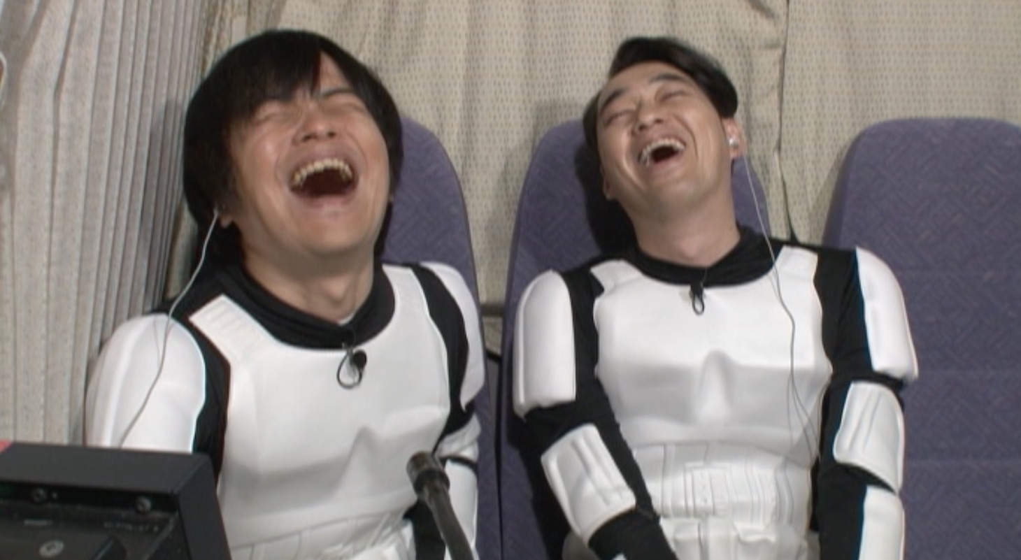 DVD「そんなバカなマン（2）」に出演する（左から）バカリズム、バナナマン設楽。(c)フジテレビ